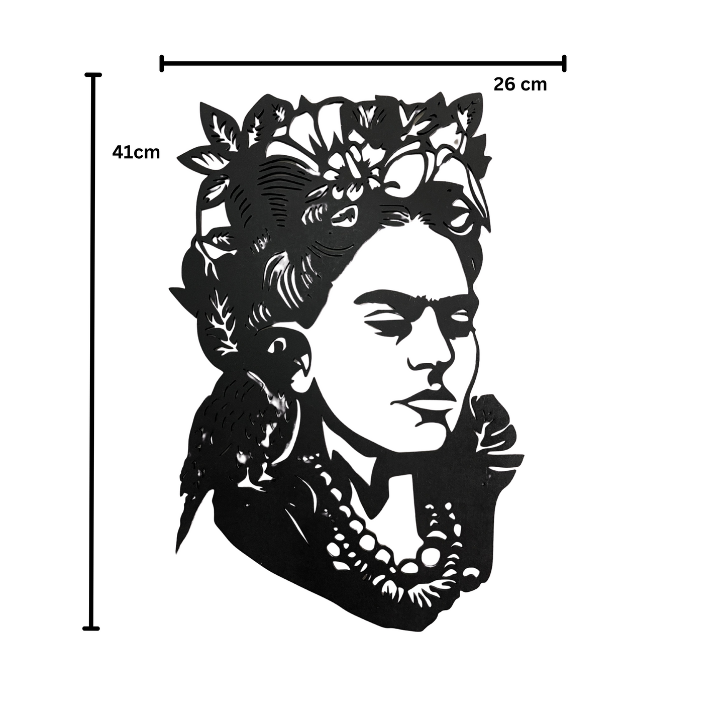 Laser Cut Frida Kahlo Wall Art